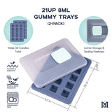 Magical Butter - 8mL Square Gummy Mold (2 pack)