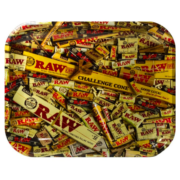 Raw - Trays Paper Collage