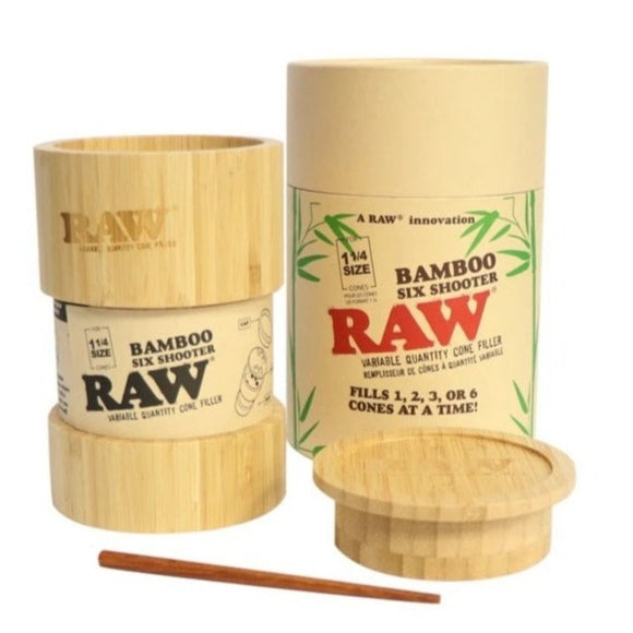 Raw - Bamboo 1 1/4 Six Shooter