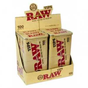 Raw - Pre Rolled Tips in Tin